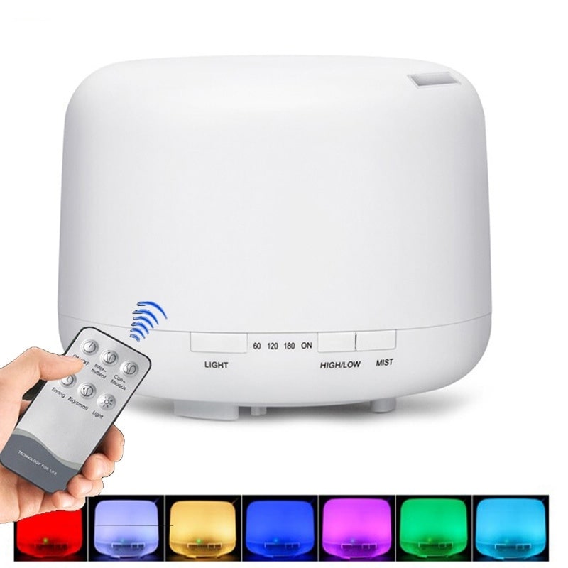Color Changing Essential Oil Aromatherapy Diffuser With Remote by DC-THE CEO