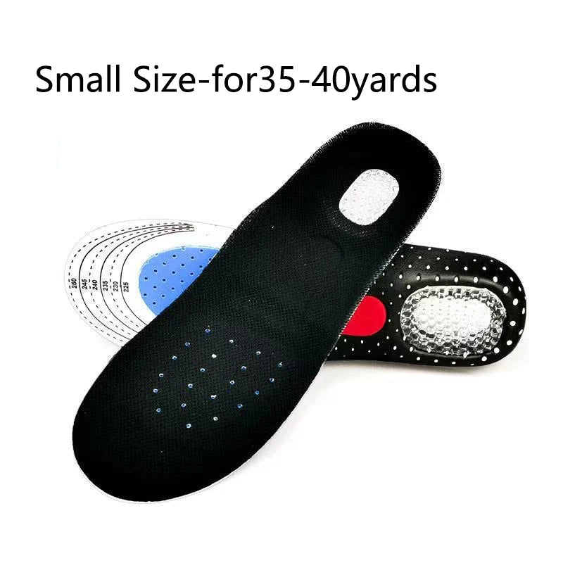 Cuttable Breathable Orthotic Arch Support Shoe Insoles for Men Women Soft Running Cushion Memory Gel Pad with Sweat Absorption by Rad Living