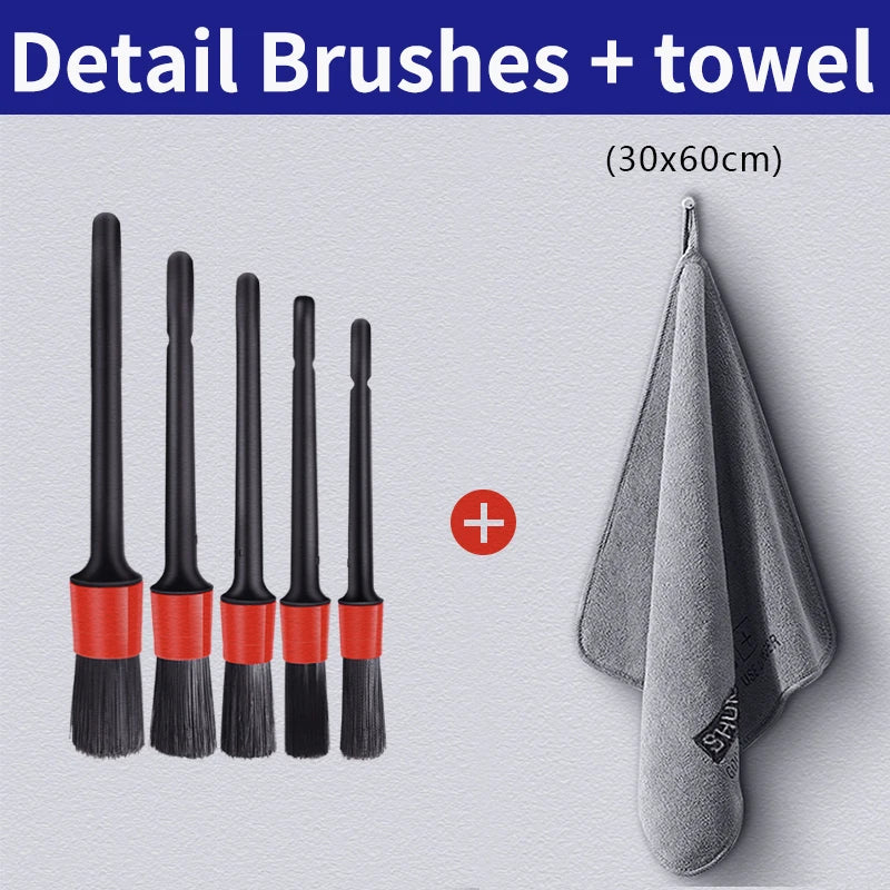 High-end Microfiber Auto Wash Towel Car Cleaning Drying Cloth Hemming Car Care Cloth Detailing Car Wash Towel by Rad Living