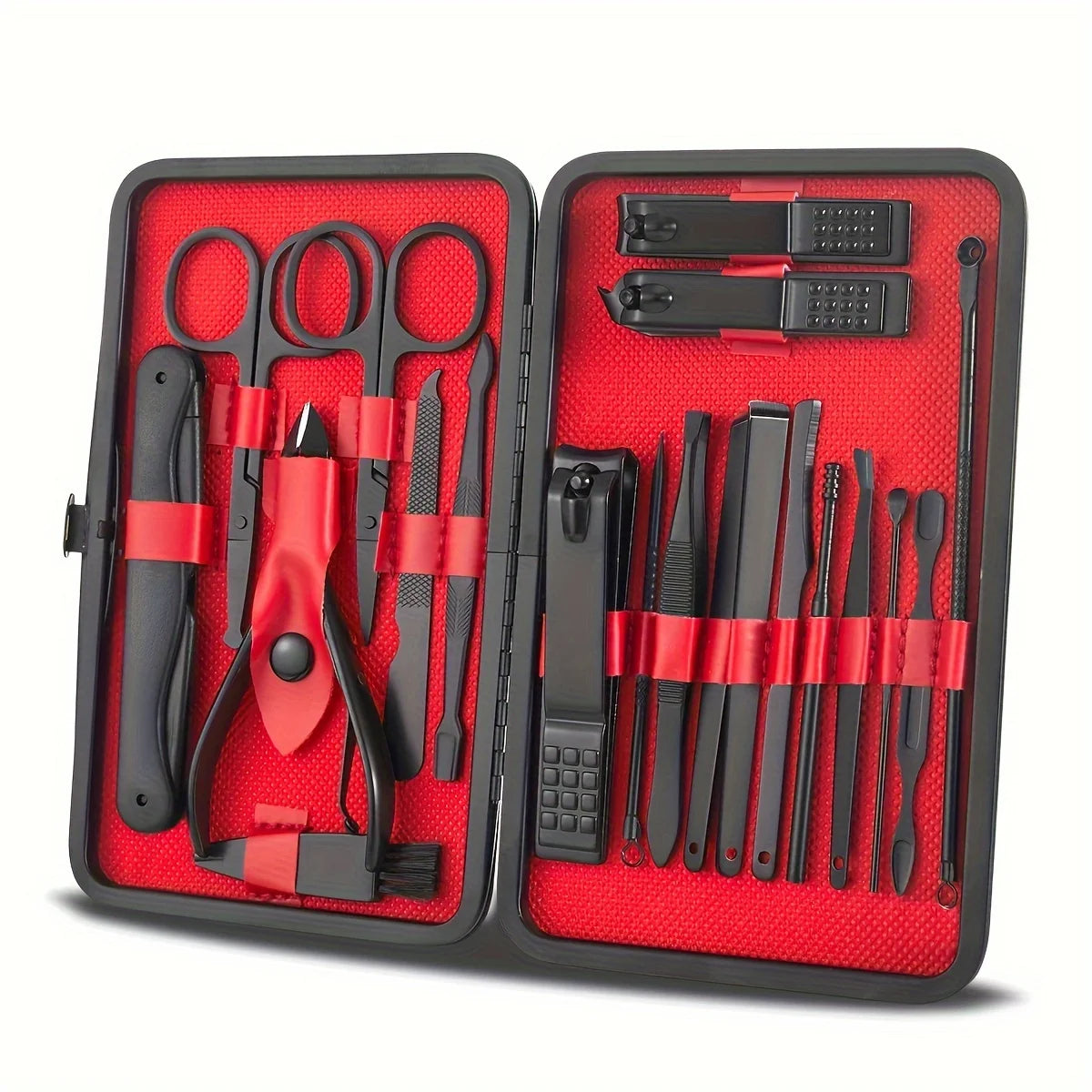 7-24pcs Professional Nail Clippers Kit - Ultra Sharp Fingernail and Toenail Cutters for Men and Women - Sturdy Pedicure Care by Rad Living