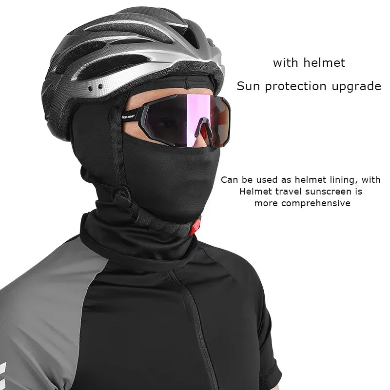 Balaclava Cycling Caps for Men Bicycle Travel Quick Dry Dustproof Face Cover Sun Protection Hat Windproof Sports Hood Ski Mask by Rad Living
