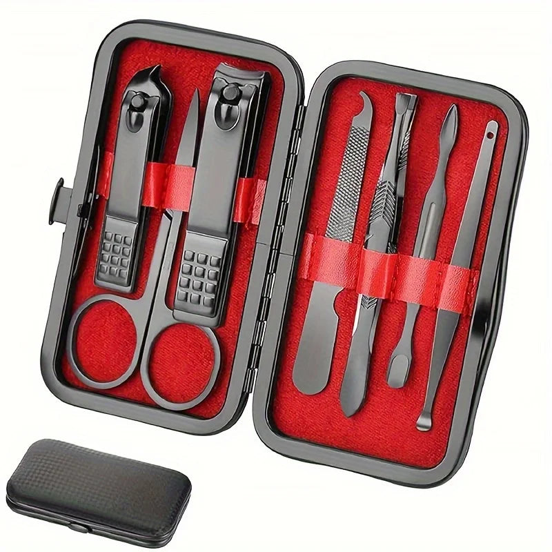 7-24pcs Professional Nail Clippers Kit - Ultra Sharp Fingernail and Toenail Cutters for Men and Women - Sturdy Pedicure Care by Rad Living