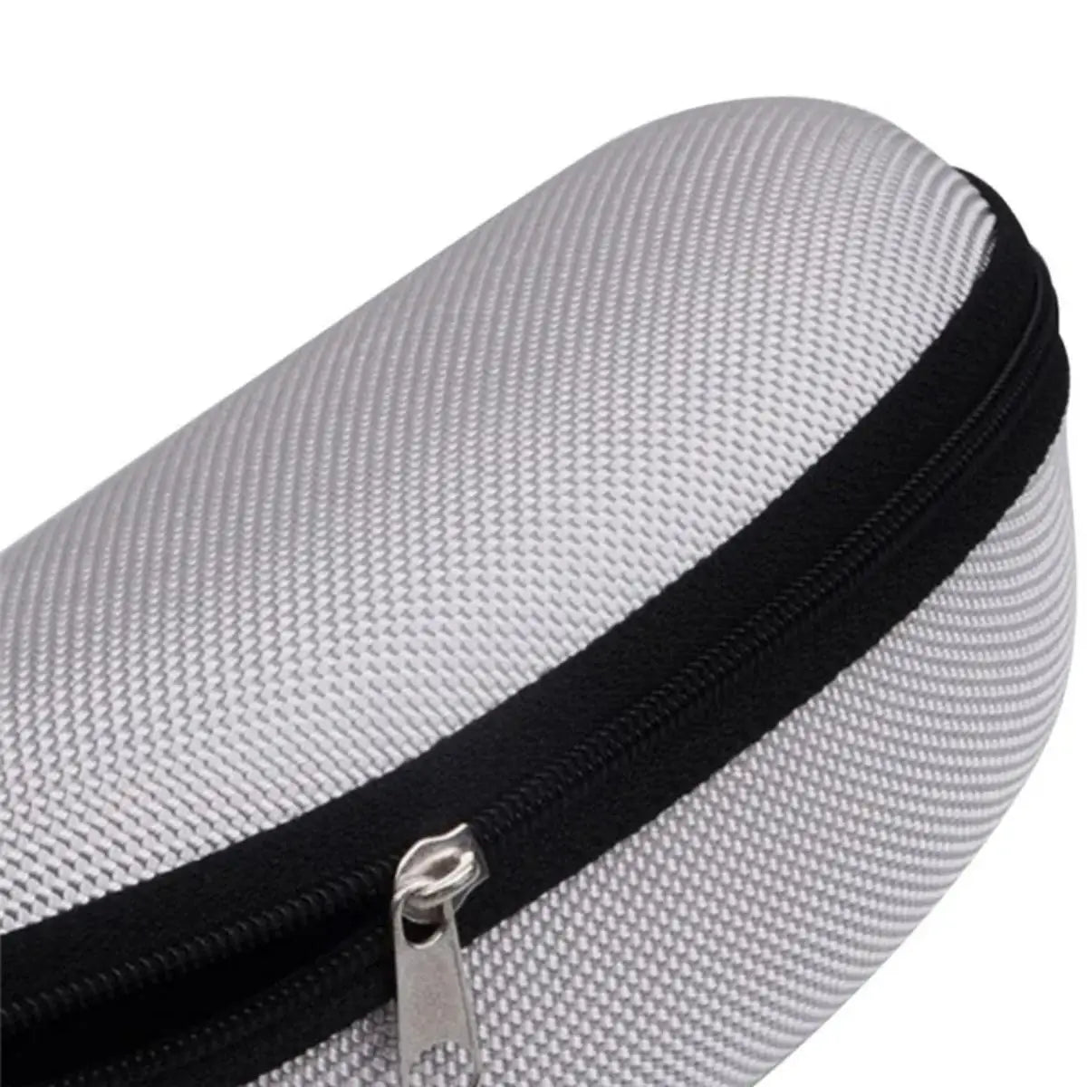 1pc Portable Sunglasses Case Protector Oxford Cloth Hard EVA Zippered Eyeglasses Case with Carabiner Unisex Eyewear Accessories by Rad Living