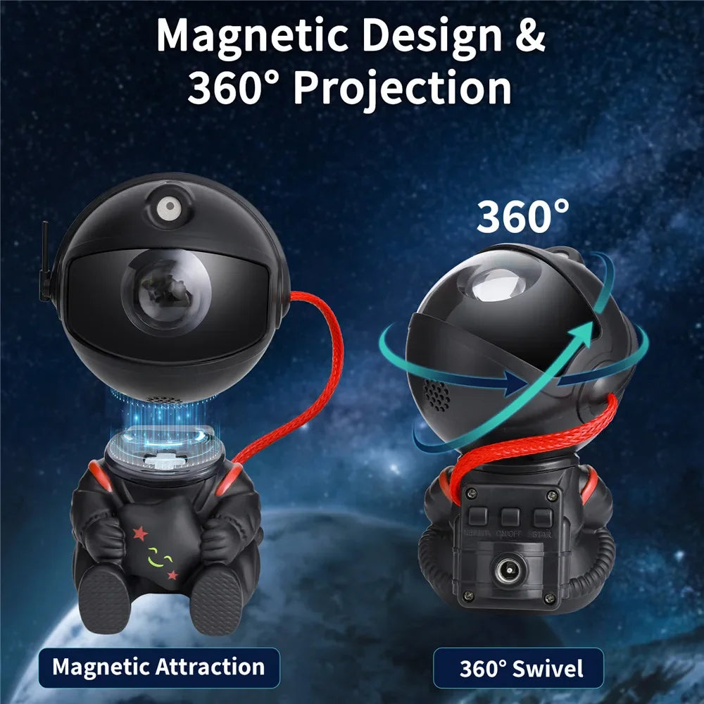 Galaxy Projector Led Night Light Star Projector Astronaut Projector Galaxy Light for Home Decorative Bedroom Children Kids Gift by Rad Living