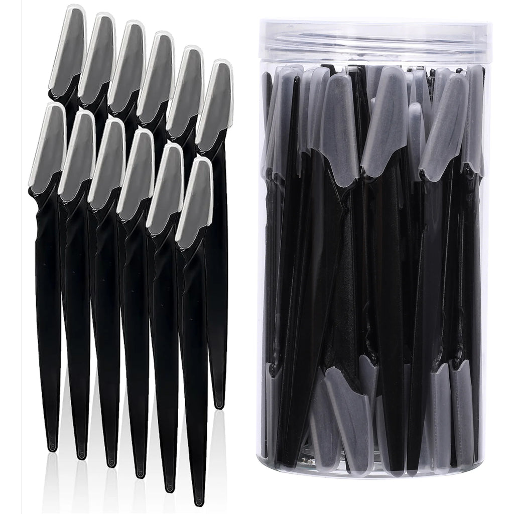 10/40Pcs Eyebrow Trimmer Face Blade Shaver Portable Eye Brow Epilation Hair Removal Safety Eyebrow Cutting Woman Makeup Tools by Rad Living