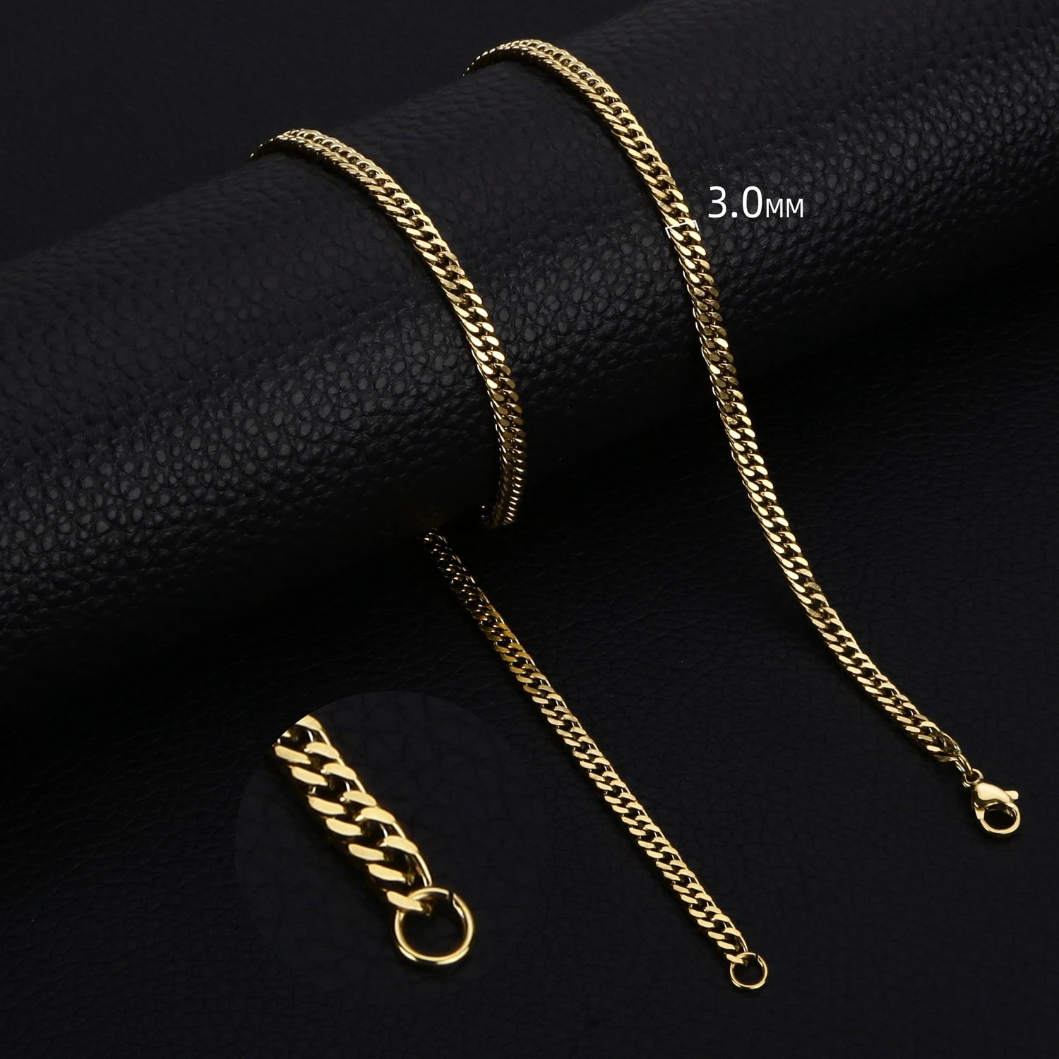 3.5-7MM Wide Stainless Steel Necklaces For Men Punk Cuban Link Chain Choker Women Hip Hop Fashion Party Jewelry Accessories by Rad Living