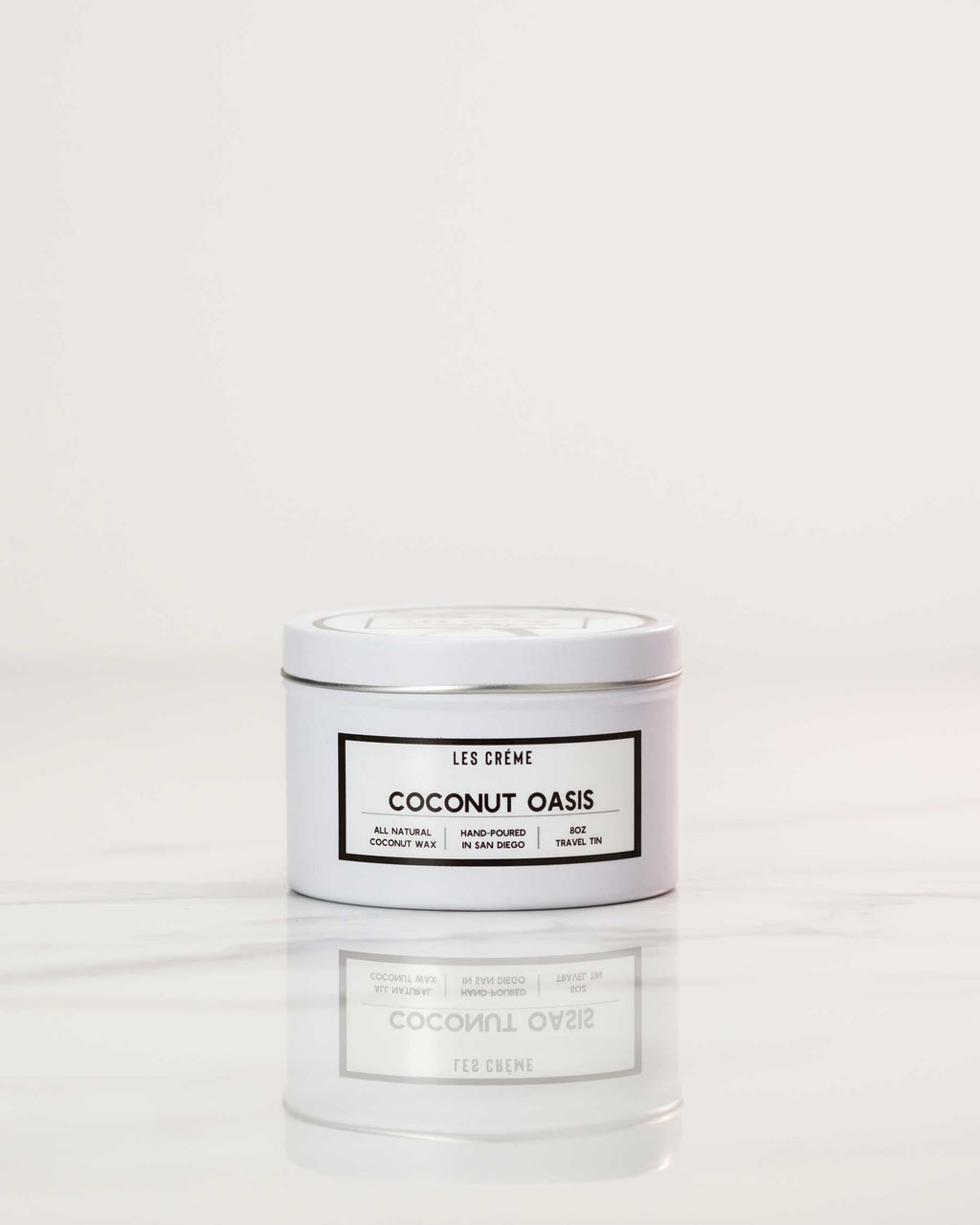 Coconut Oasis Scent Coconut Wax Candle by DC-Les Creme