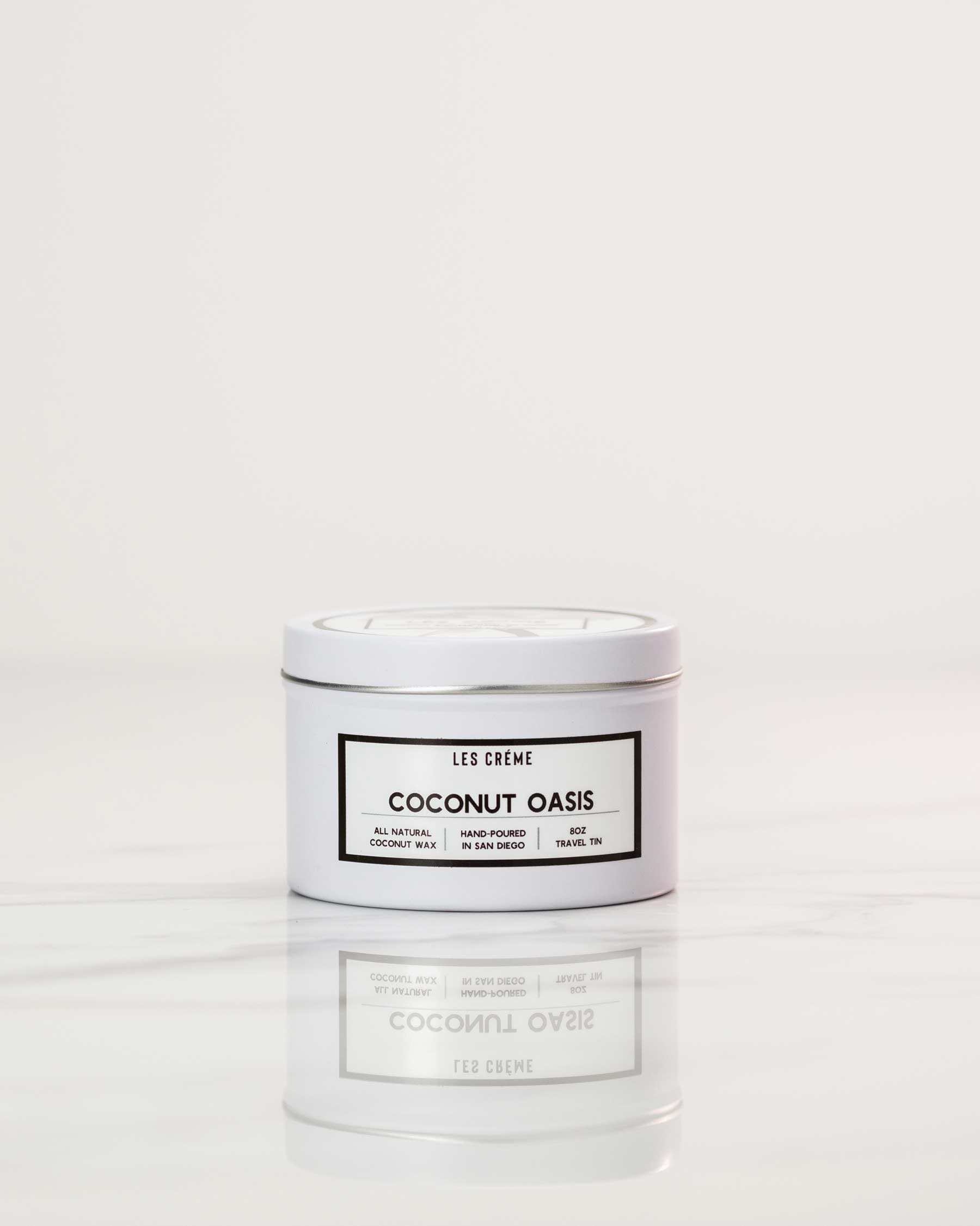 Coconut Oasis Scent Coconut Wax Candle by DC-Les Creme