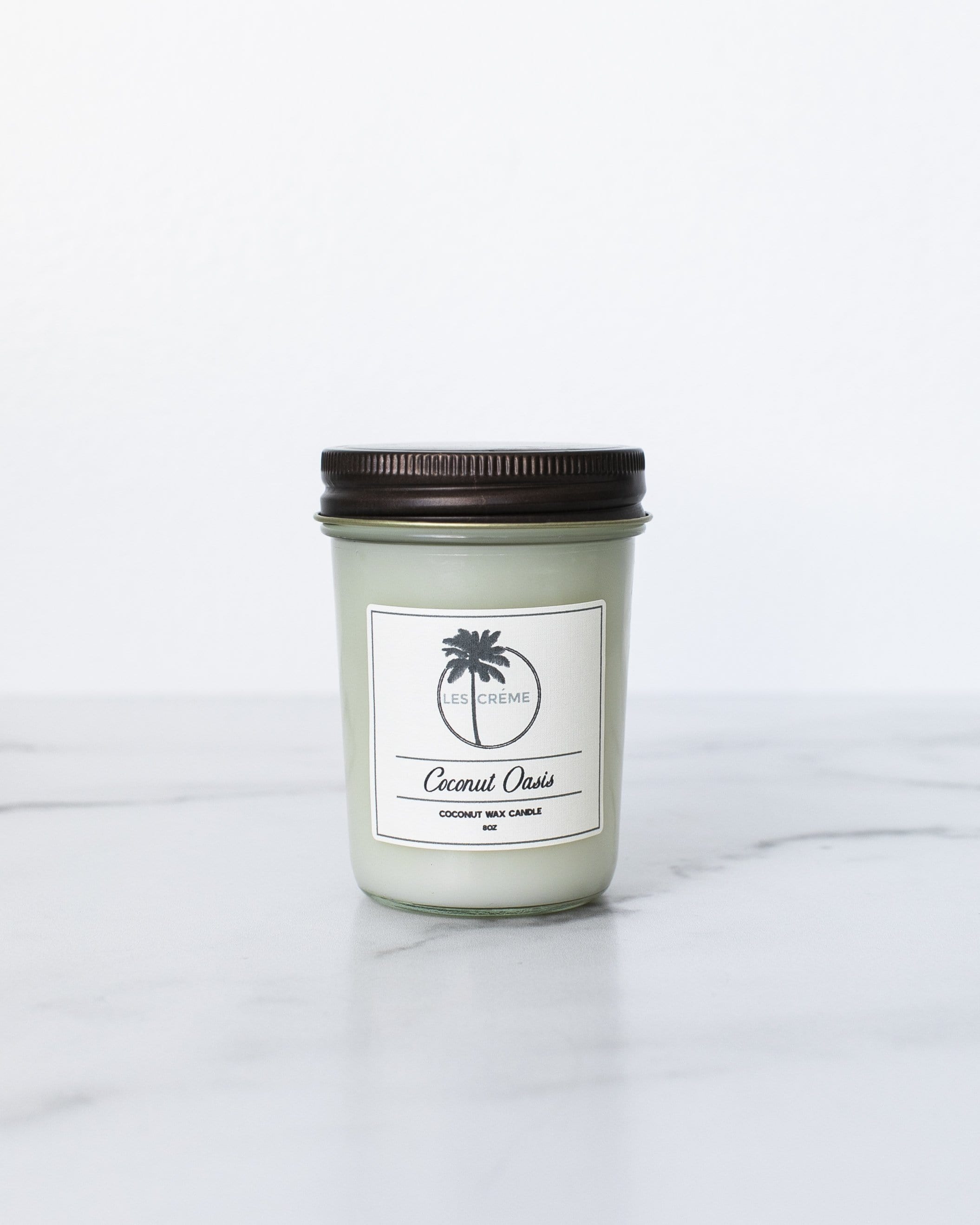 Coconut Oasis Scent Coconut Wax Candle by DC-Les Creme