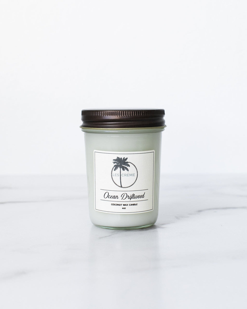 Ocean Driftwood Scent Coconut Wax Candle by DC-Les Creme