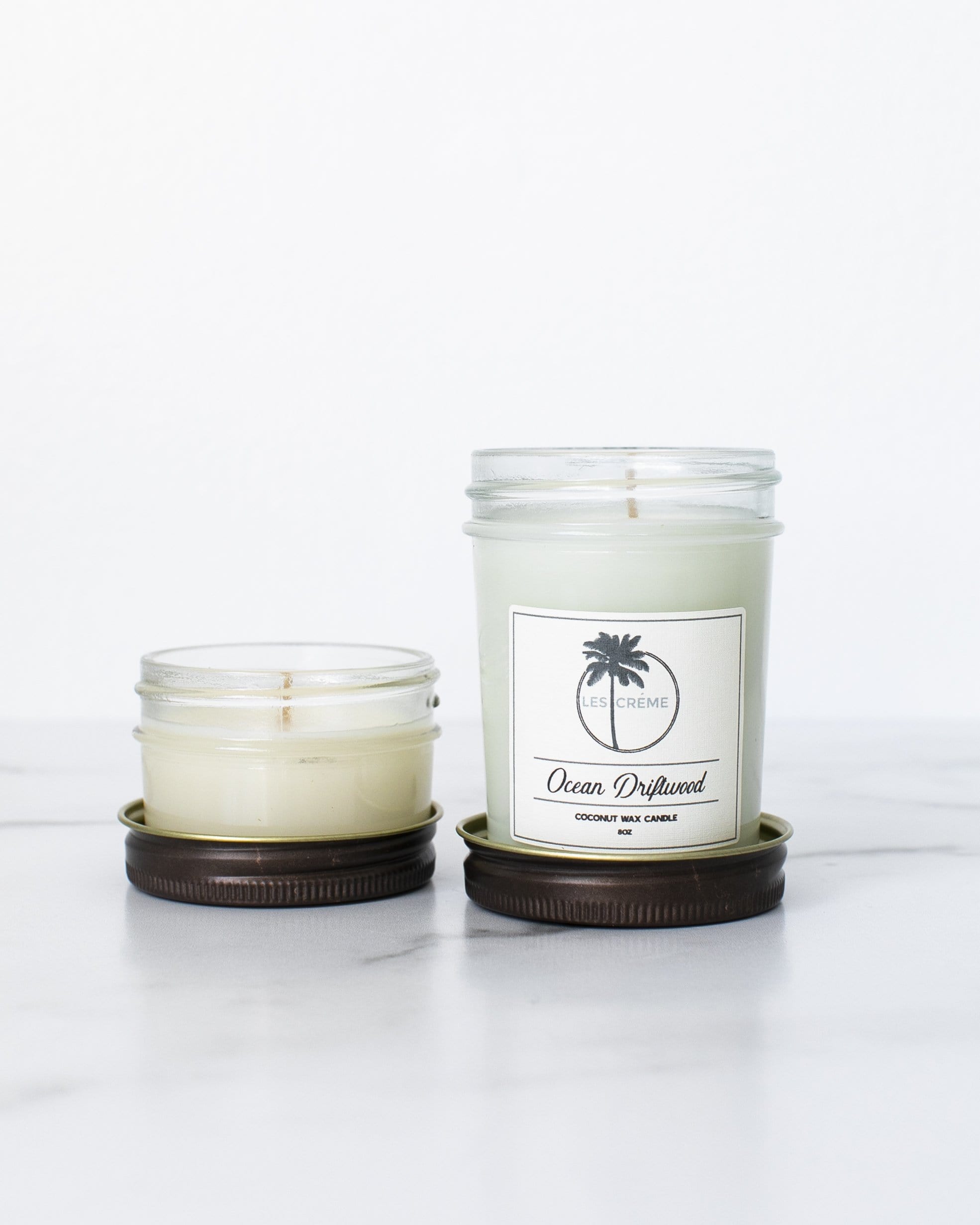 Ocean Driftwood Scent Coconut Wax Candle by DC-Les Creme