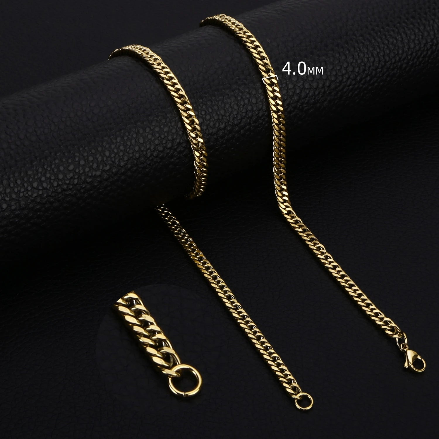 3.5-7MM Wide Stainless Steel Necklaces For Men Punk Cuban Link Chain Choker Women Hip Hop Fashion Party Jewelry Accessories by Rad Living