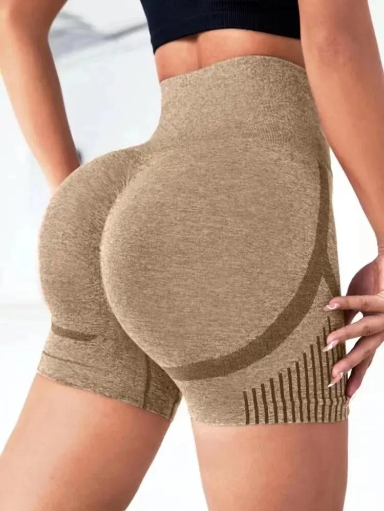 Women Yoga Shorts High Waist Workout Shorts Fitness Yoga Lift Butt Fitness Ladies Yoga Gym Running Short Pants Sportswear by Rad Living