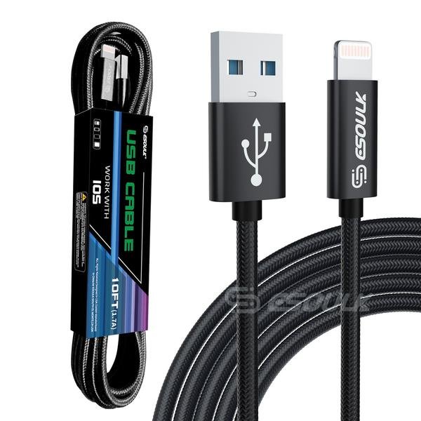 10FT USB Cable For IPhone XS/XR/XS MAX 1.7A by DC-THE CEO