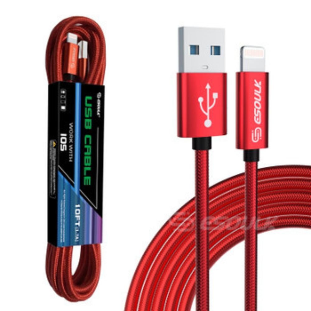 10FT USB Cable For IPhone XS/XR/XS MAX 1.7A by DC-THE CEO