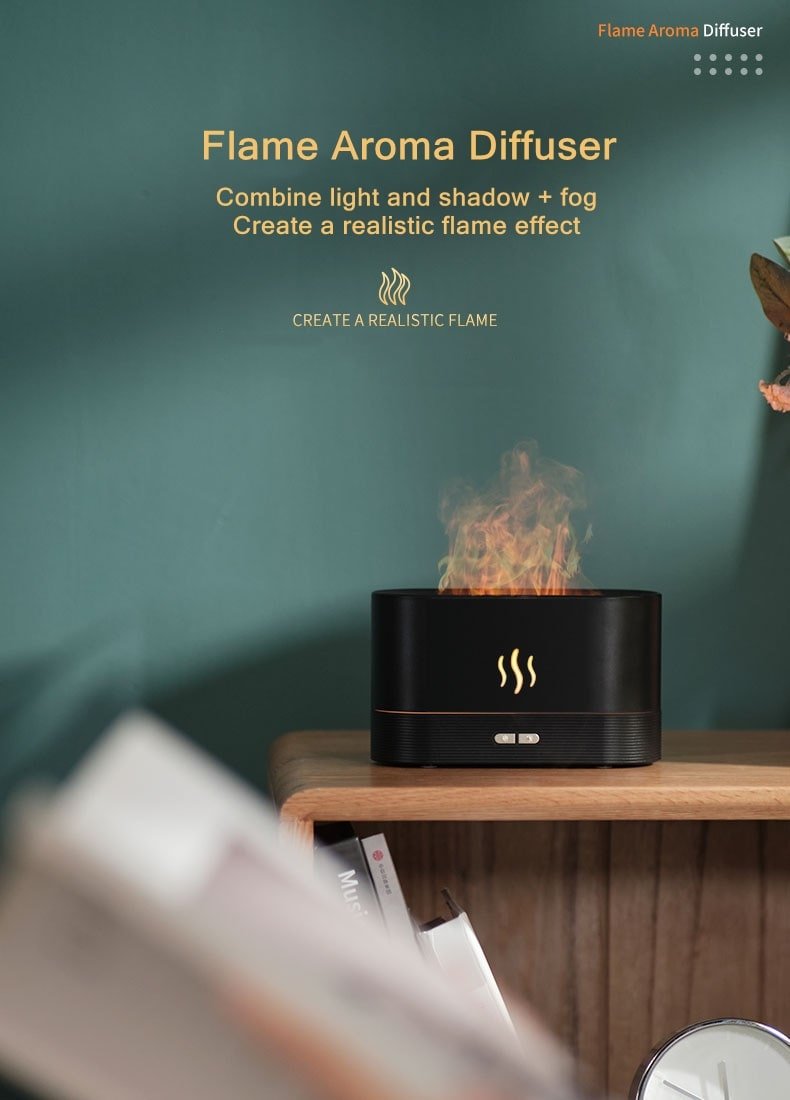 Ultrasonic Usb Fire Essential Oil Aroma Diffuser by DC-THE CEO