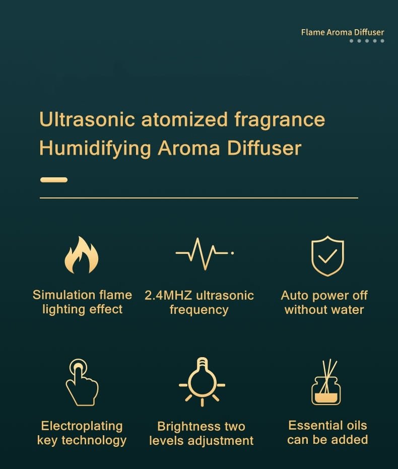 Ultrasonic Usb Fire Essential Oil Aroma Diffuser by DC-THE CEO