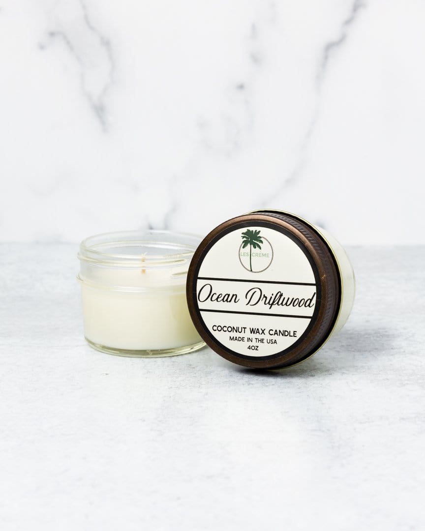 Ocean Driftwood Scent Coconut Wax Candle by DC-Les Creme